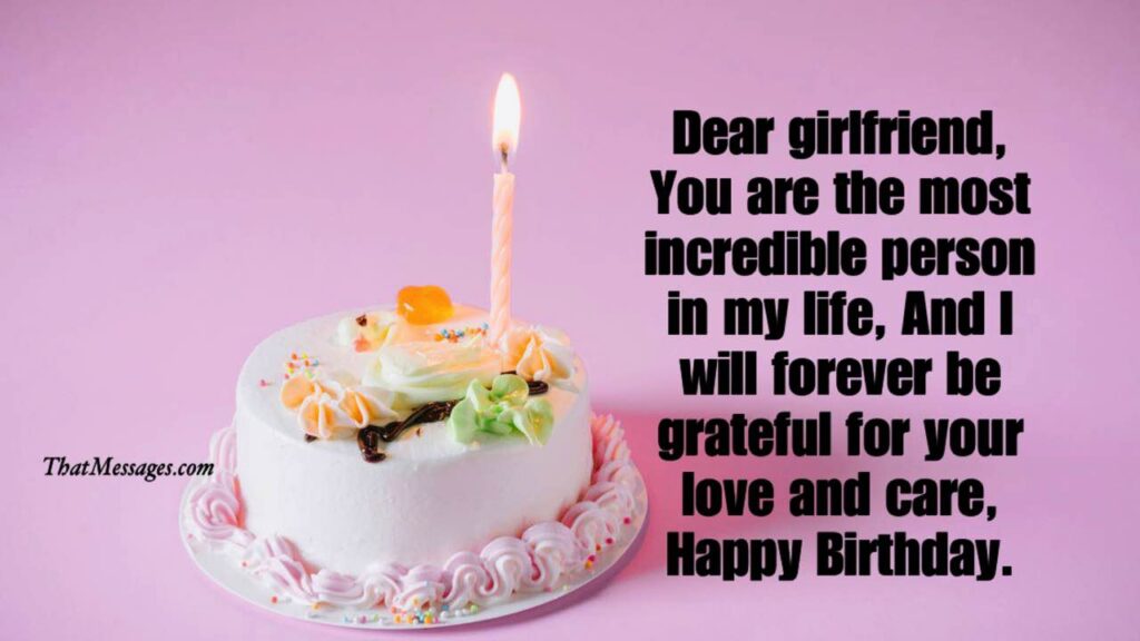 Impressive Birthday Wishes For Girlfriend