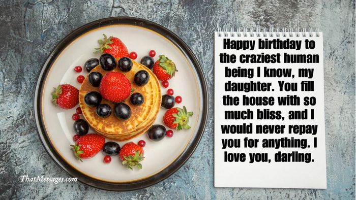 Funny Birthday Wishes for Daughter from Mom